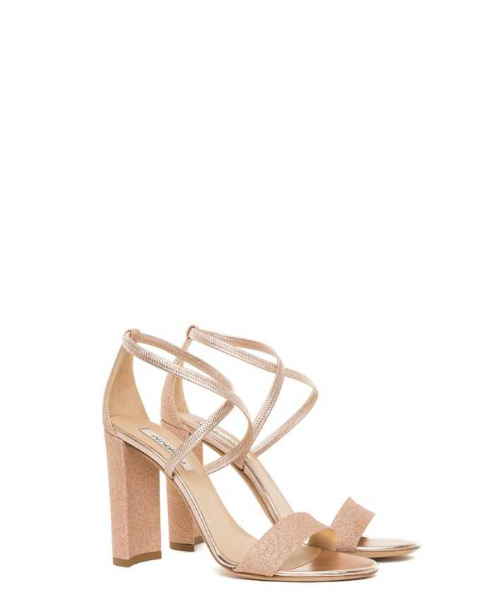 ninalilou Sandalo in micro glitter