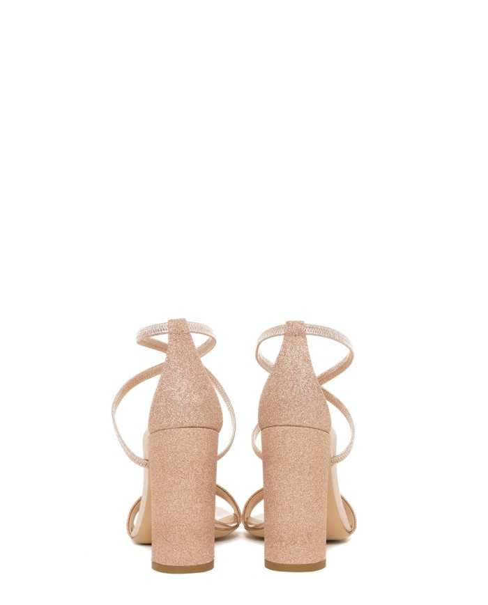 ninalilou Sandalo in micro glitter