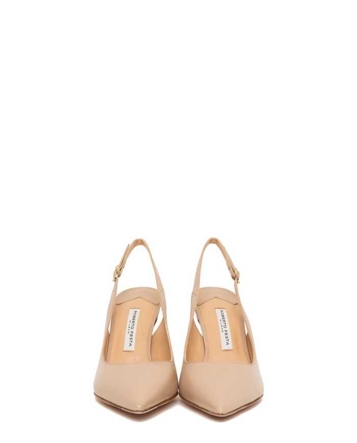 ROBERTO FESTA Sandalo slingback in pelle