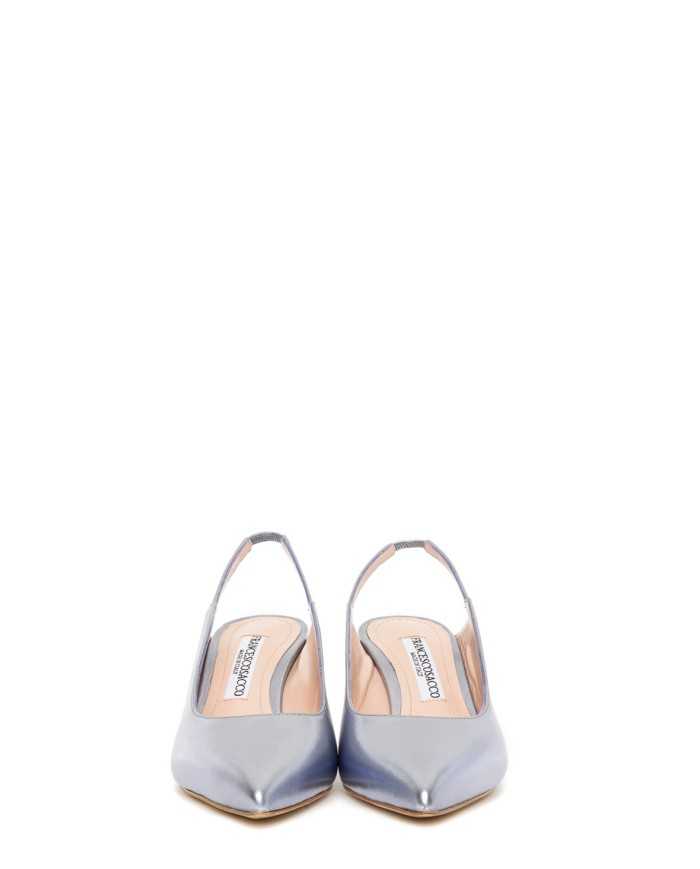FRANCESCO SACCO Sandalo slingback laminato