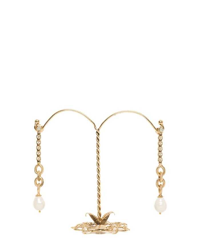 DUECI BIJOUX Orecchini perle catena