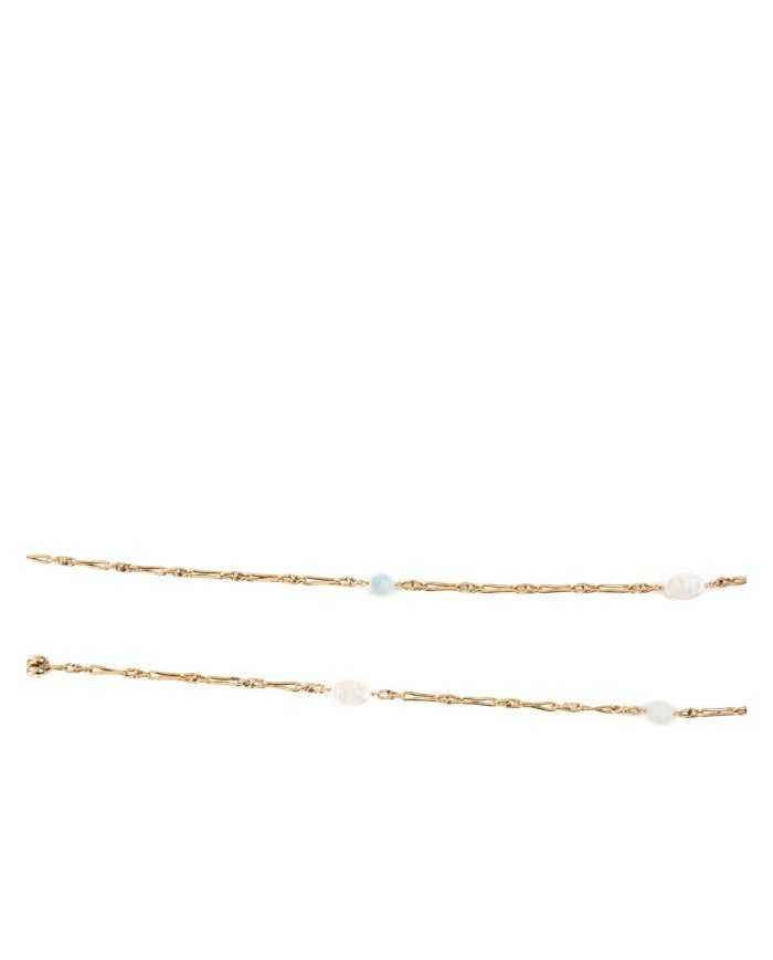 DUECI BIJOUX Collana lunga con pietre