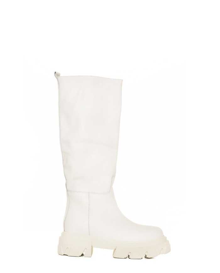 Sx Dx Anfibio alto in pelle