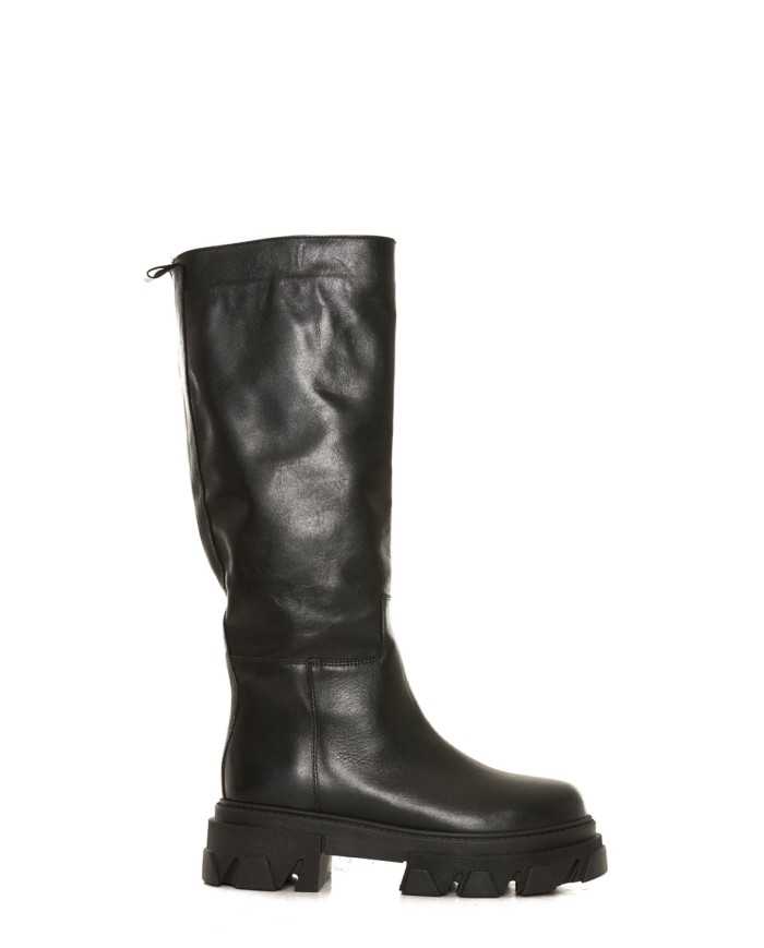 Sx Dx Anfibio alto in pelle