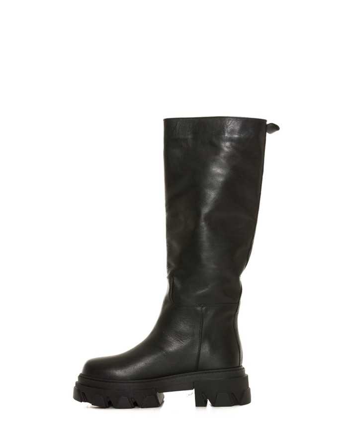 Sx Dx Anfibio alto in pelle