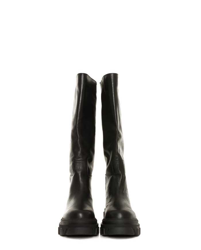 Sx Dx Anfibio alto in pelle