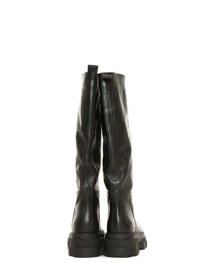 Sx Dx Anfibio alto in pelle