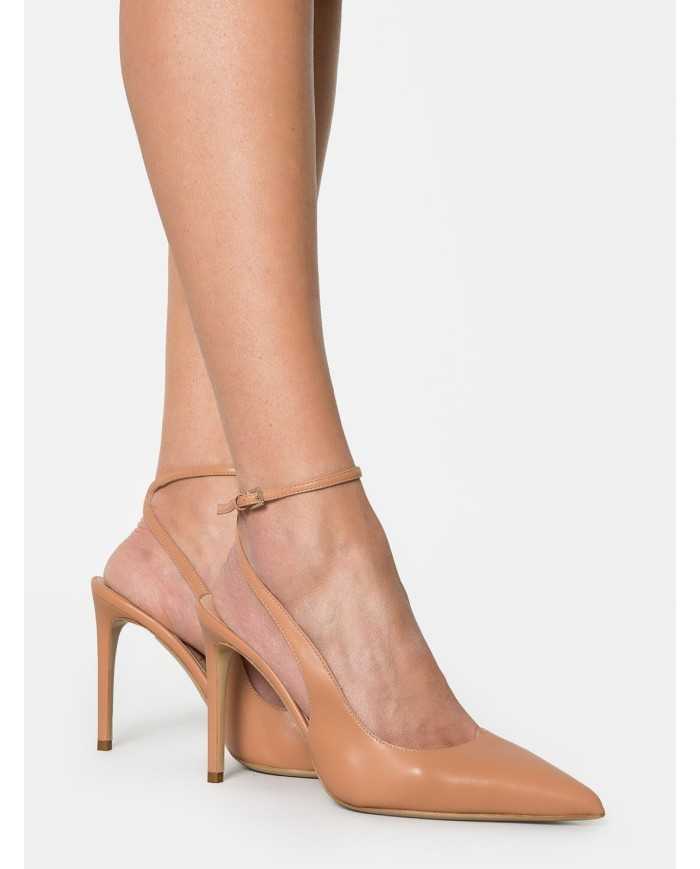 ninalilou Sandalo slingback in pelle