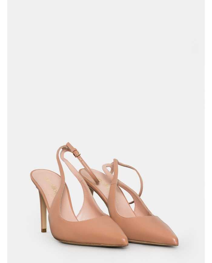 ninalilou Sandalo slingback in pelle