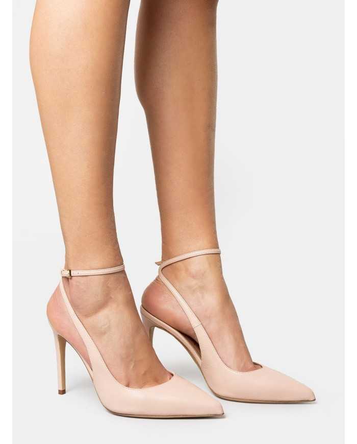 ninalilou Sandalo slingback in pelle