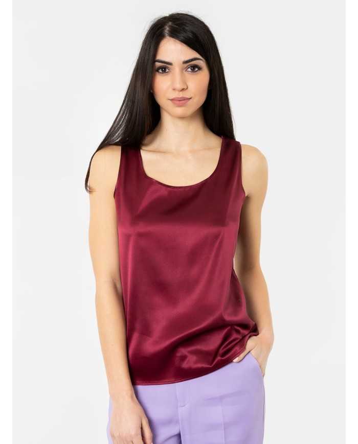 SIMONA CORSELLINI Top in seta