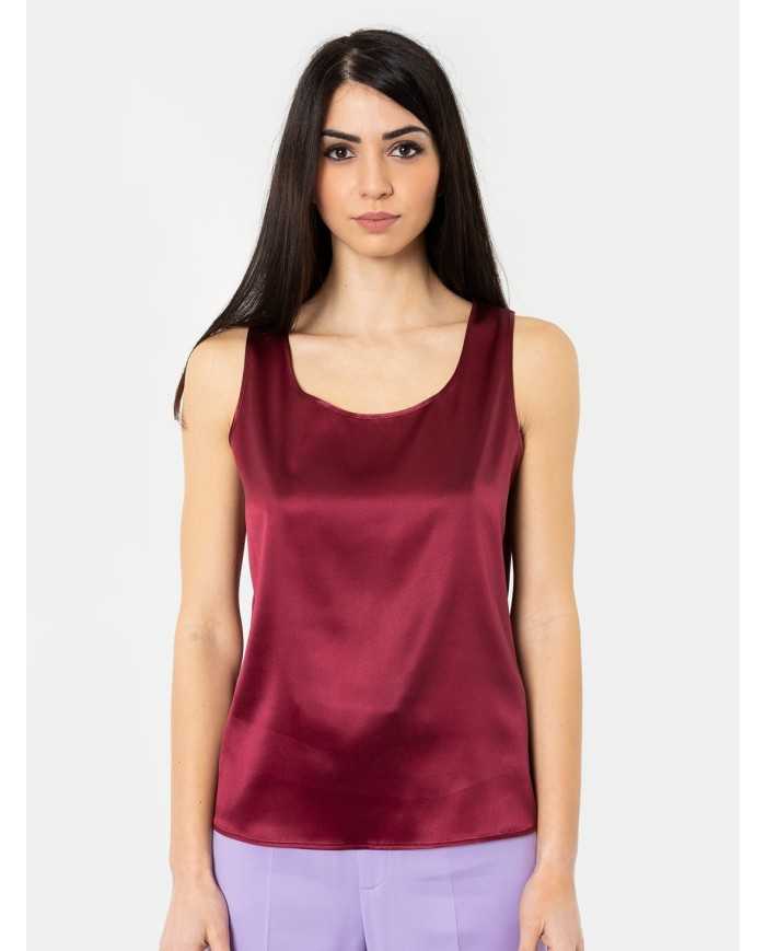 SIMONA CORSELLINI Top in seta