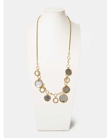 DUECI BIJOUX Collana con monete