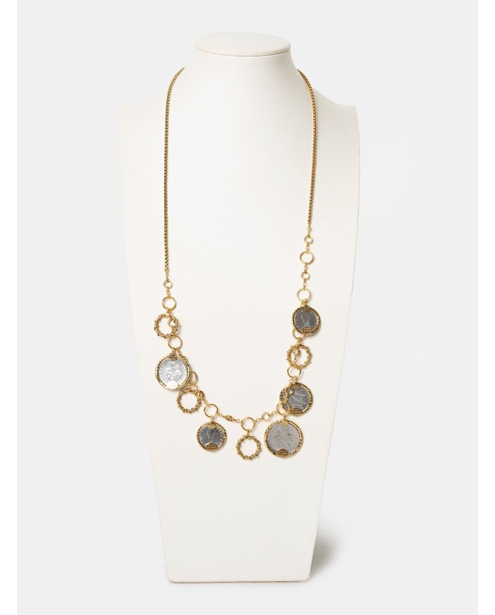DUECI BIJOUX Collana con monete