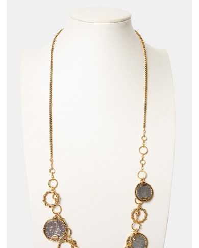 DUECI BIJOUX Collana con monete
