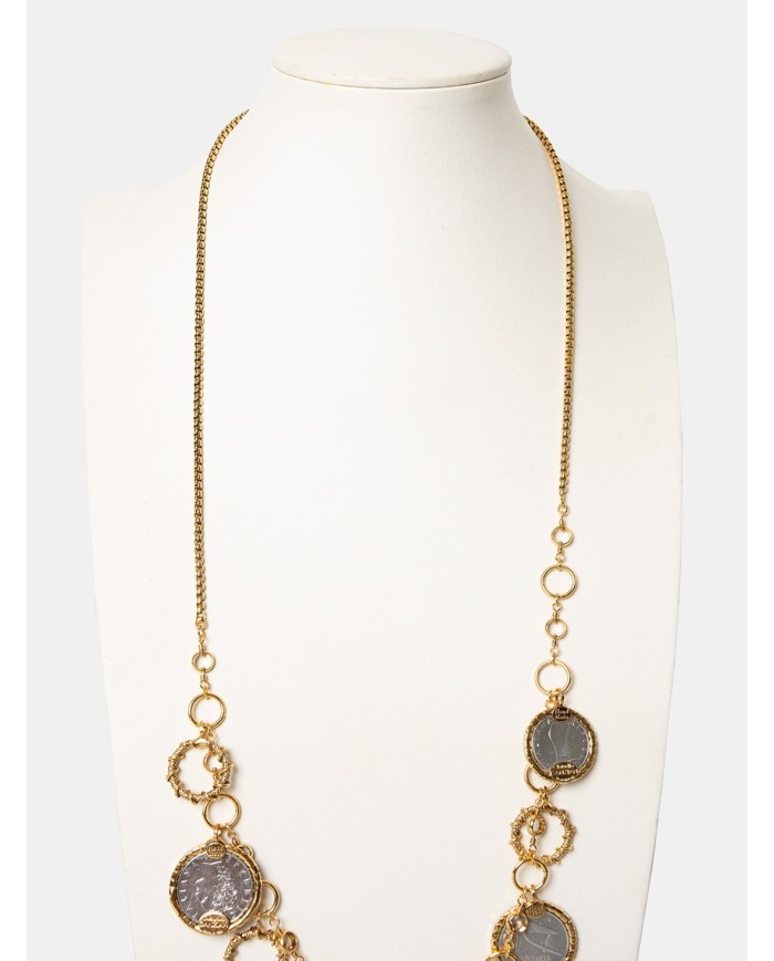 DUECI BIJOUX Collana con monete