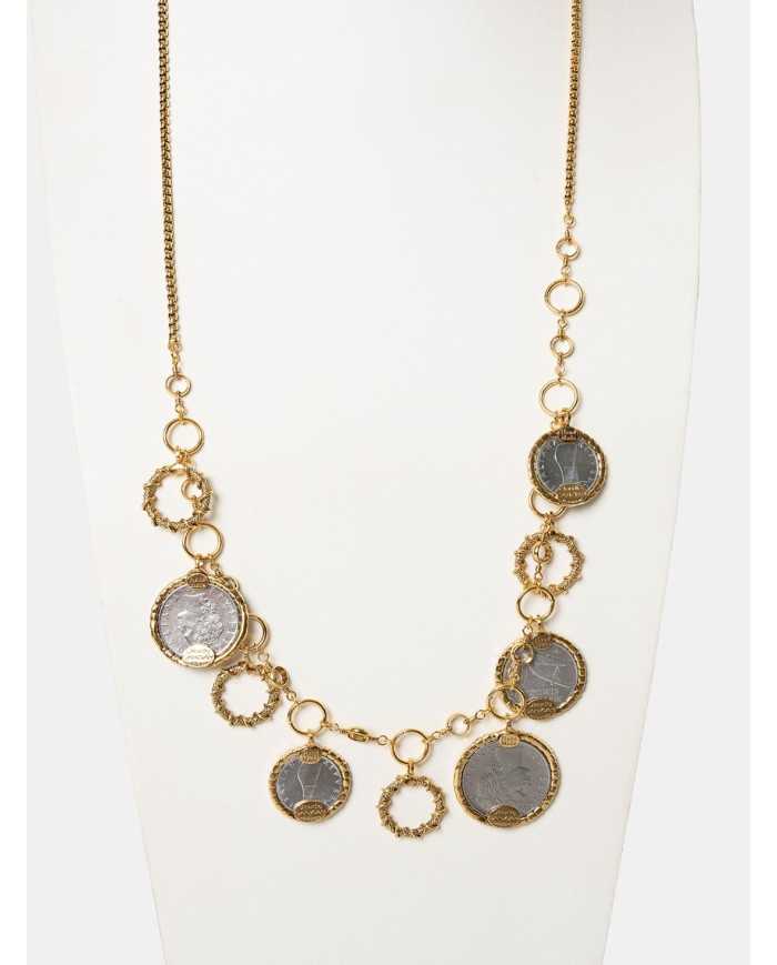 DUECI BIJOUX Collana con monete