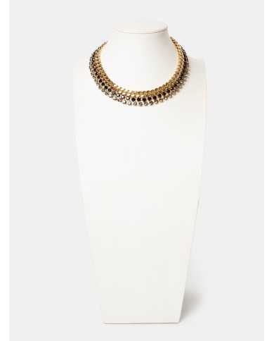 DUECI BIJOUX Collana girocollo con strass