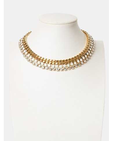 DUECI BIJOUX Collana girocollo con strass