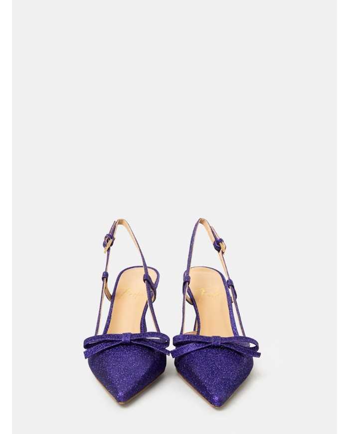 ROBERTO FESTA Sandalo slingback in glitter