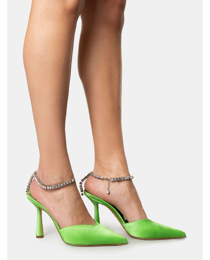 Aldo Castagna Sandalo in raso EMILY