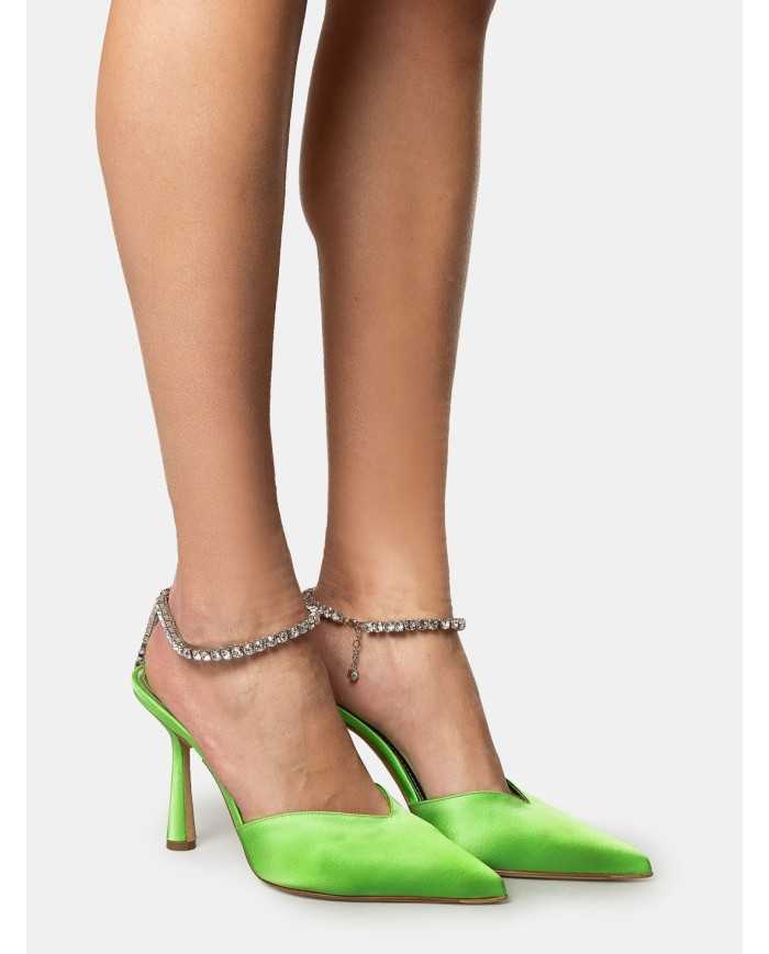 Aldo Castagna Sandalo in raso EMILY