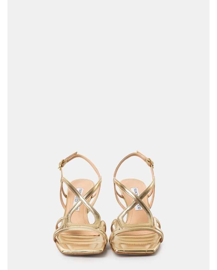 FRANCESCO SACCO Sandalo laminato