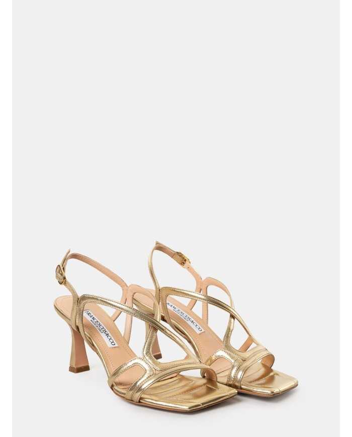 FRANCESCO SACCO Sandalo laminato