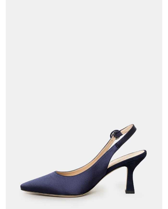 LELLA BALDI Sandalo slingback in raso