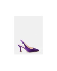 LELLA BALDI Sandalo slingaback in raso