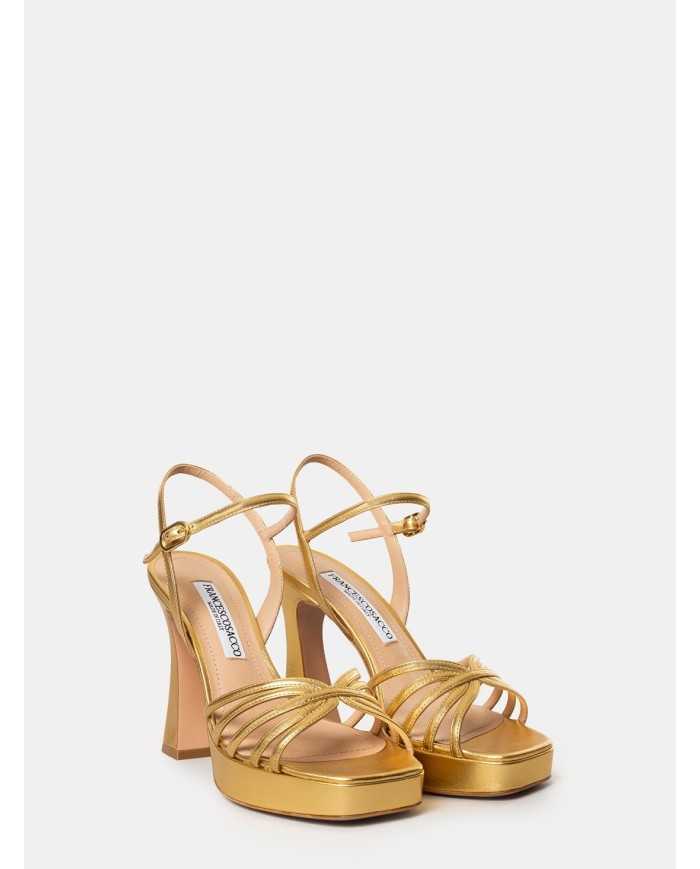 FRANCESCO SACCO Sandalo laminato