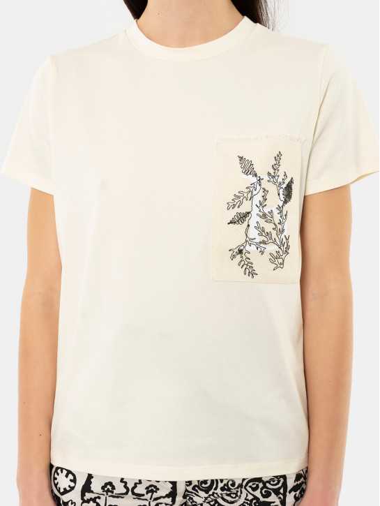 BEATRICE B T-shirt con taschino ricamato