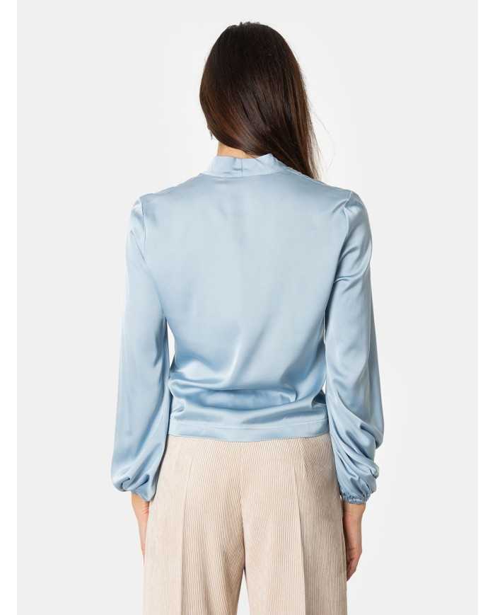 D.EXTERIOR Camicia raso con nodo