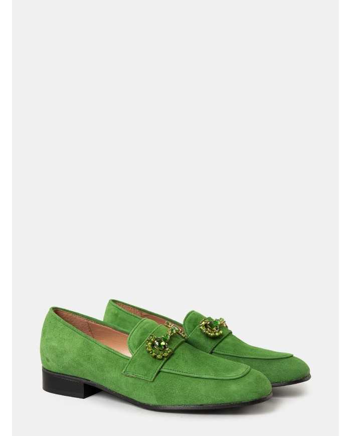 BIANCA DI' Mocassino in camoscio