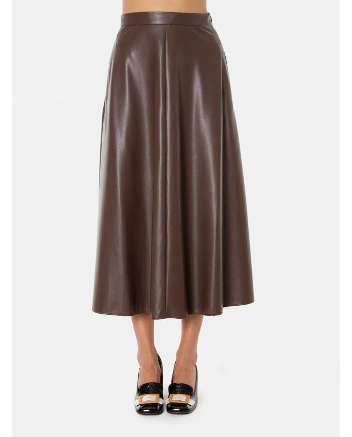 MAXMARA WEEKEND Gonna in jersey spalmato