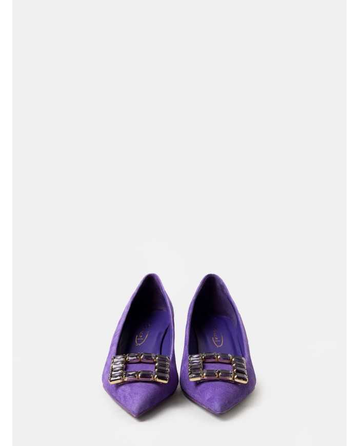 BIANCA DI' Decolletè in camoscio