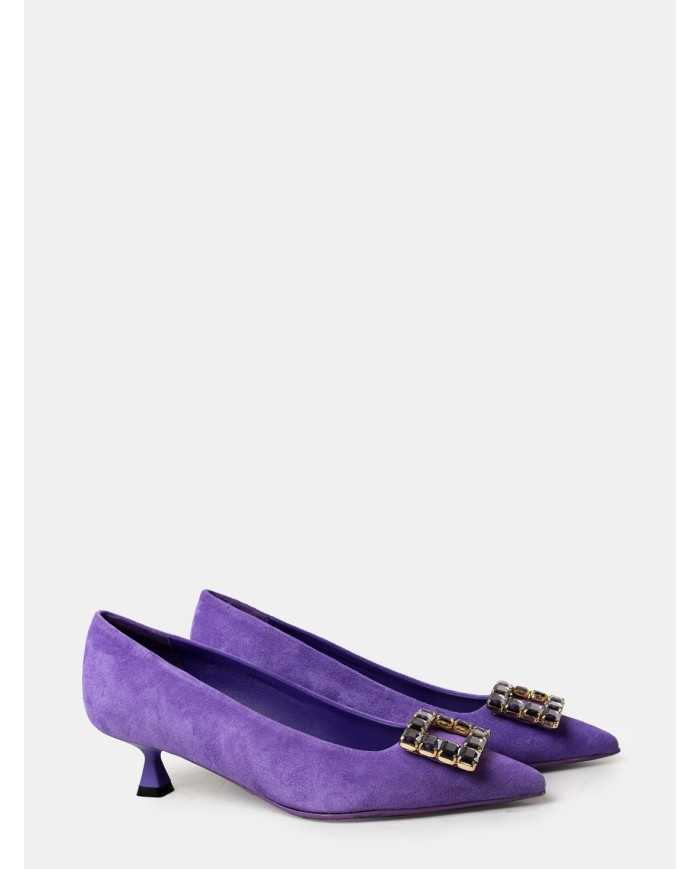 BIANCA DI' Decolletè in camoscio