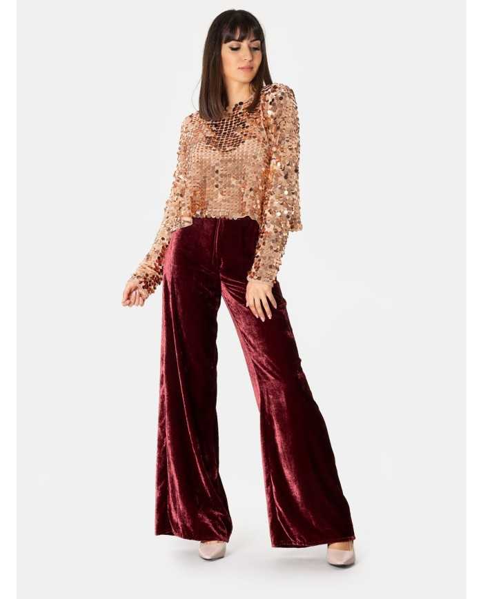 forte_forte Pantalone in velluto