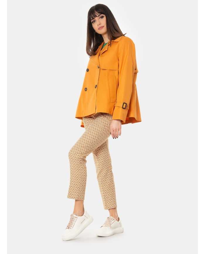 MAXMARA WEEKEND Trench corto in cotone antigoccia