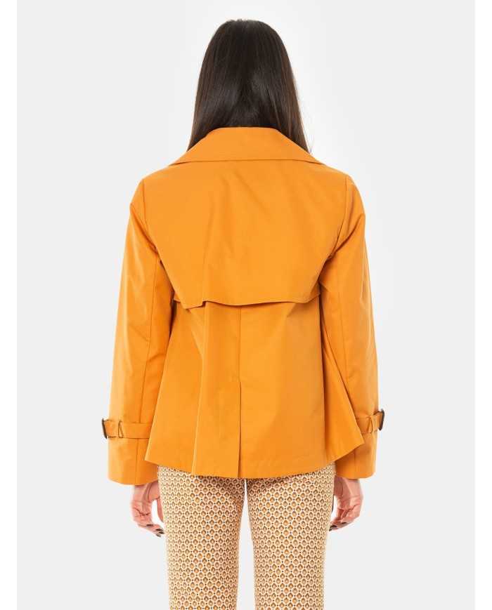 MAXMARA WEEKEND Trench corto in cotone antigoccia