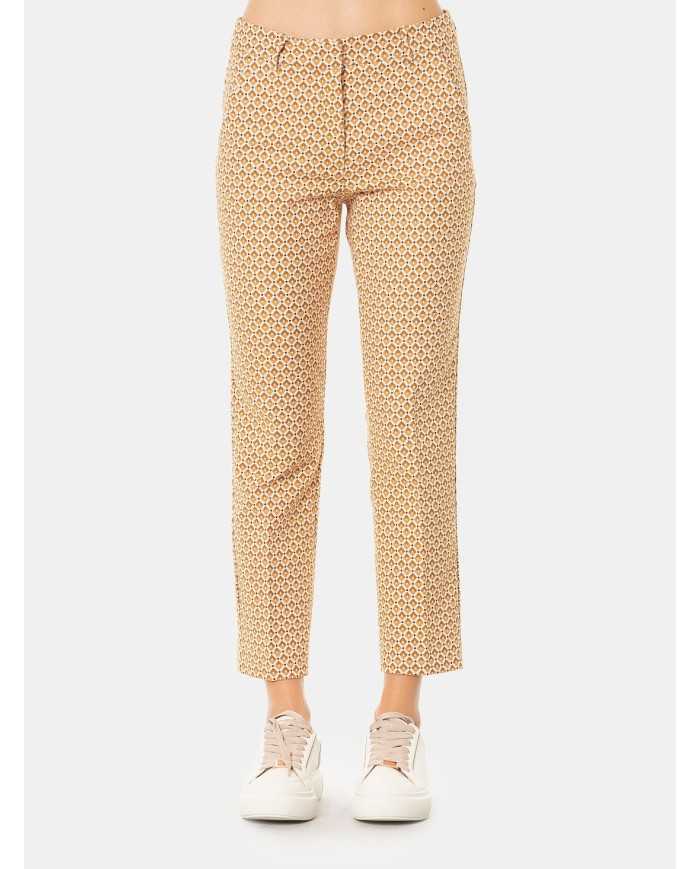 MAXMARA WEEKEND Pantaloni in cotone jacquard