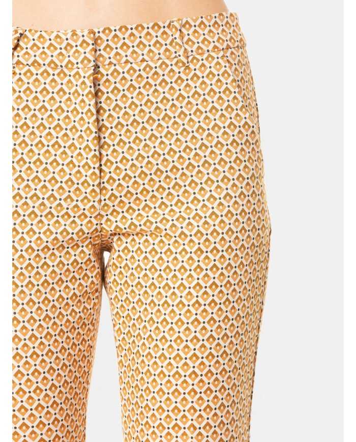 MAXMARA WEEKEND Pantaloni in cotone jacquard
