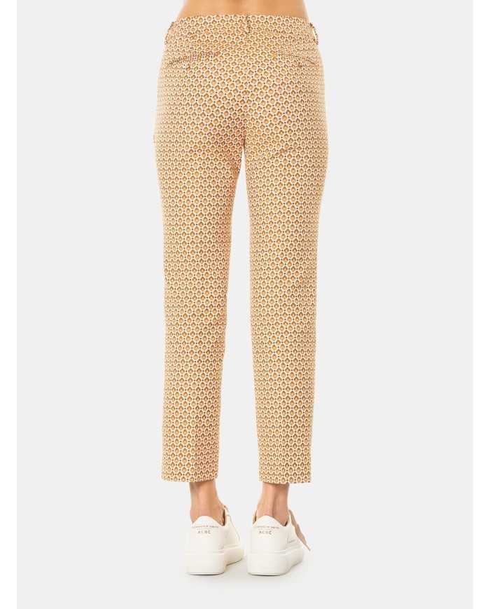 MAXMARA WEEKEND Pantaloni in cotone jacquard
