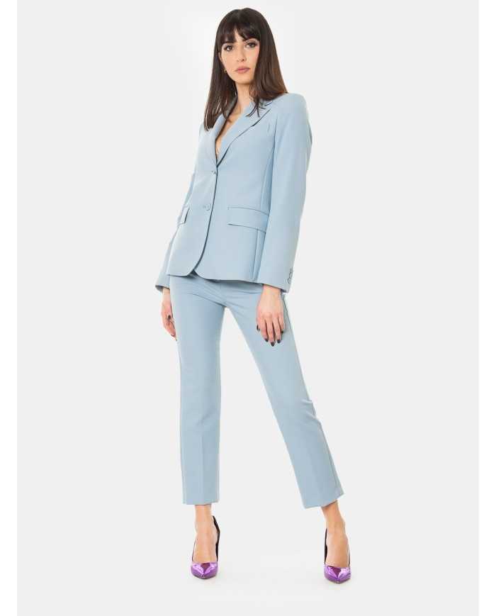 MAXMARA WEEKEND Giacca monopetto in tela stretch