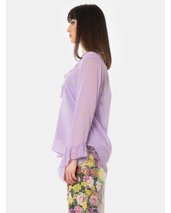 MAXMARA STUDIO Camicia in georgette di seta