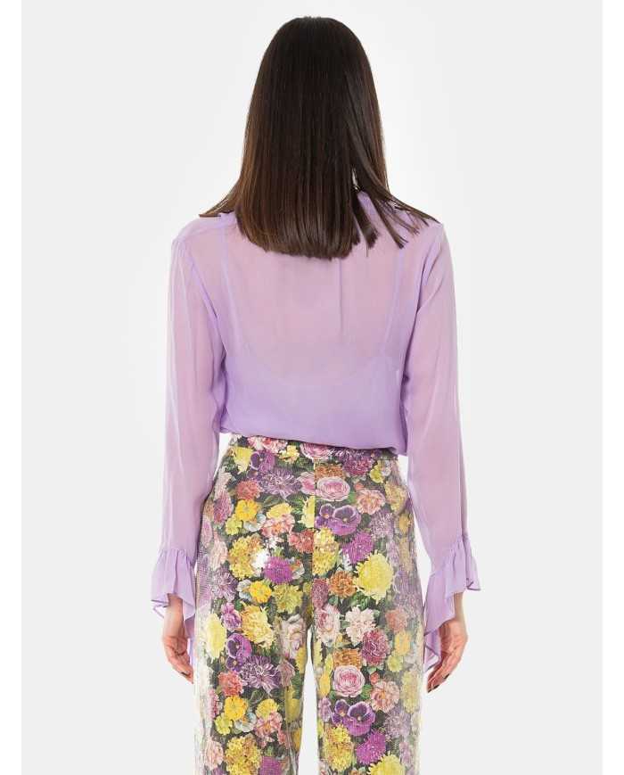 MAXMARA STUDIO Camicia in georgette di seta