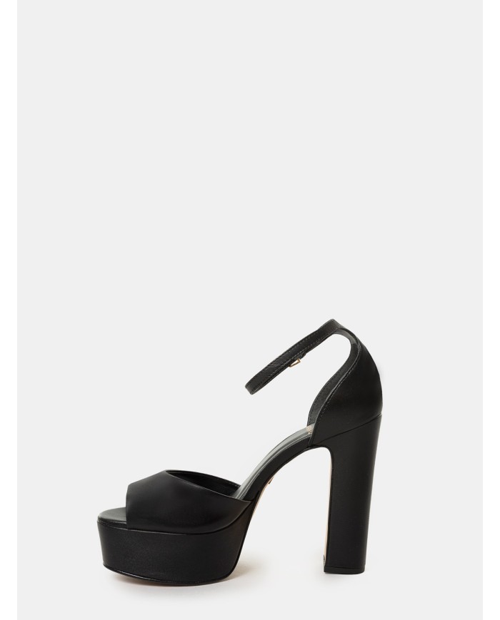 CARRANO Sandalo in pelle con plateau