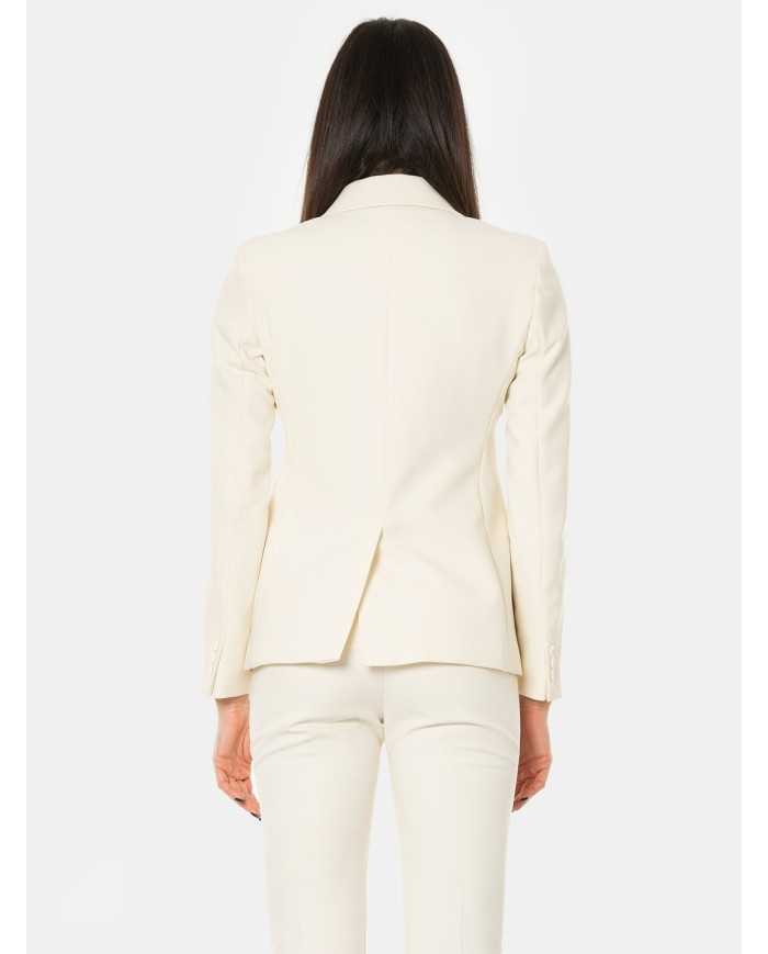 MAXMARA WEEKEND Giacca monopetto in tela stretch