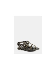 ASH PRECIOUS Sandalo flat borchie oro