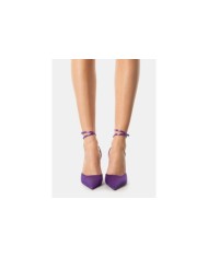 LELLA BALDI Sandalo slingback in raso